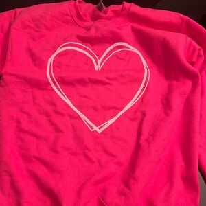 Women’s heart sweatshirt brand new